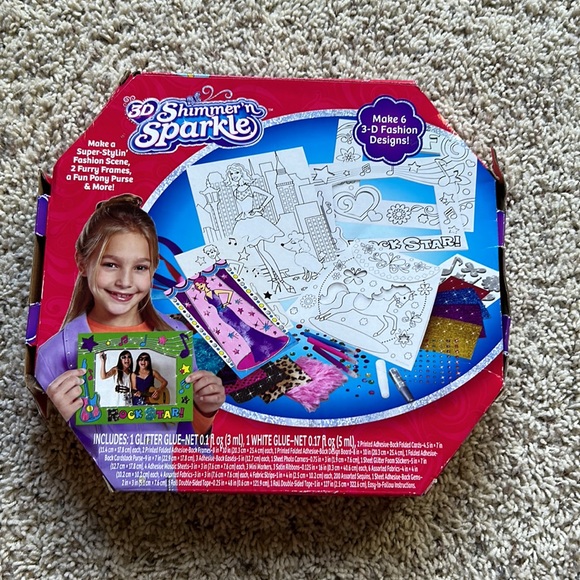 3- D SHIMMER 'N SPARKLE CRA-Z-ART KIT - Picture 2 of 2